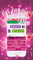 Valentine's day Kika Keyboard Plakat