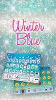 Winter Blue Kika Keyboard 포스터