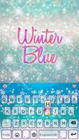 Winter Blue Kika Keyboard 스크린샷 1