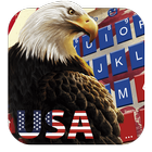 Tema de Teclado America Flag Eagle kika icono