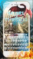 Keyboard - Battle of Thrones New Theme captura de pantalla 3