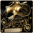 Behind The Mask Glitter Free Emoji Theme-APK