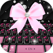 Black Pink Kitty Keyboard Theme