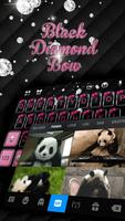 Tema de teclado Black Pink Kitty imagem de tela 3