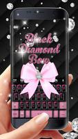 Tema Keyboard Black Pink Kitty poster