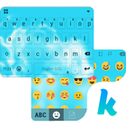 Blue Sky Kika Keyboard Theme ícone