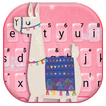 Tema Keyboard Cartoon Cute Camel