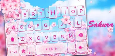 Cherry Sakura Keyboard Theme