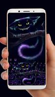 Cheshire Grin Cat Keyboard poster