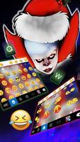 Christmas Horror Clown Keyboard Theme screenshot 2