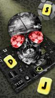 Tema Keyboard Cool Skull screenshot 1