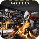 Cool Moto Emoji Keyboard Theme APK