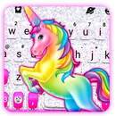 Color Rainbow Unicorn Tastatur APK