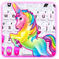 Color Rainbow Unicorn Toetsenb