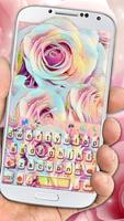 Colorful Watercolor Rose Plakat