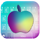 Nouveau thème de clavier Colorful Apple icône