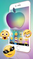 тема для клавиатуры Colorful Apple скриншот 2