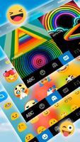 Novo tema de teclado Colorful  imagem de tela 3