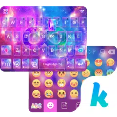Cosmic Star Emoji KikaKeyboard アプリダウンロード