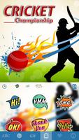 Cricket Championship Keyboard Theme syot layar 3