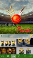 Cricket Fever Keyboard Theme ảnh chụp màn hình 1