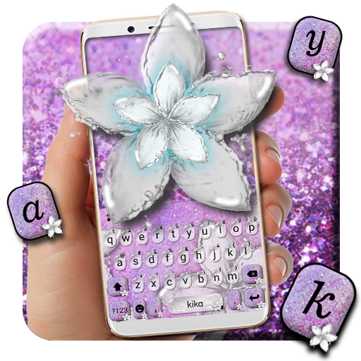 Crystal Flower Keyboard Theme