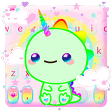 Bàn phím Cute Dinosaur Unicorn biểu tượng