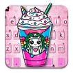 Cute Star Girl Icejuice Keyboard Theme