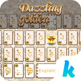 Dazzling Golden Kika Keyboard biểu tượng