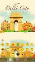 Delhi City Keyboard Theme imagem de tela 1