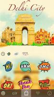 Delhi City Keyboard Theme imagem de tela 3