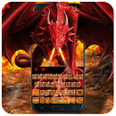 Keyboard - Dragon Attack Swag Free Emoji Theme-APK