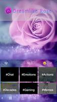 Dreamlike Rose Keyboard Theme تصوير الشاشة 2