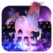 Tema de teclado Galaxy Unicorn