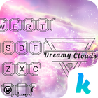 Fundo do Teclado dreamyclouds ícone