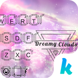 Fundo do Teclado dreamyclouds ícone
