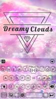 Dreamy Clouds Keyboard Theme پوسٹر