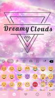 Dreamy Clouds Keyboard Theme اسکرین شاٹ 1