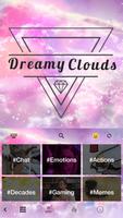 Dreamy Clouds Keyboard Theme اسکرین شاٹ 2