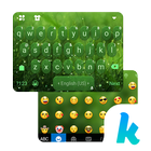 Green Nature Panda Keyboard Theme icône