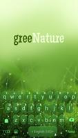 Green Nature Panda Keyboard Theme Plakat