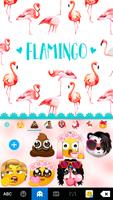 Flamingo Kika Emoji Keyboard スクリーンショット 3