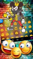 Gangster Minny Graffiti Keyboard Theme poster