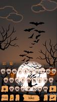 Ghastly Halloween Keyboard Theme plakat