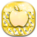 Gold Apple Phone Keyboard Theme APK