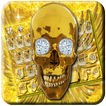 Golden Skull Keyboard Theme