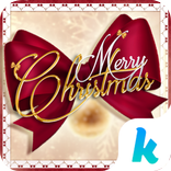 Golden Christmas Kika Keyboard