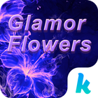 Glamor Flowers Keyboard Theme-icoon