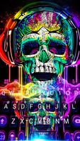 Graffiti Colorful Skull Poster