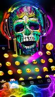 Graffiti Colorful Skull Ekran Görüntüsü 1